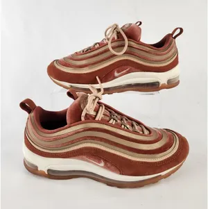 Nike Air Max 97 Womens Ultra 17 LX Dusty Peach Pink ish Sneakers Shoes SZ 8.5‎ thumbnail 1