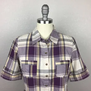 BNWT! •Girl Krazy• Plaid Top thumbnail 2