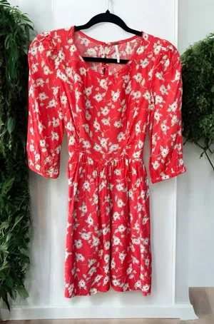 Free People Floral Fit and Flare Size 0 thumbnail 1