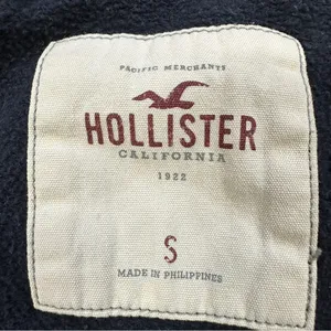 Hollister Women’s Pullover Sweatshirt 7/8 Sleeve Boat Neck in Navy S thumbnail 7