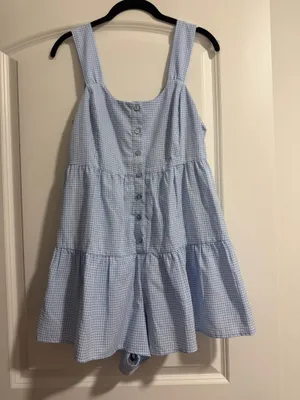 She & Sky Romper mini dress size small thumbnail 4