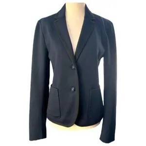 Gap‎ The Academy Blazer Navy and Black Trim Academia Old Money Career 4 thumbnail 3