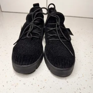 Bernie Mev Cara Women Black Vegan Knit Platform Sneakers‎ Size 38 or 7 NWOT thumbnail 3