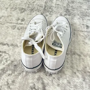 White Platform Converse Low Top thumbnail 4