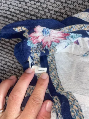Moth, Anthropologie, Slvlss Open Front Kimono, Sz M/L thumbnail 4