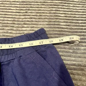 Life Is Good Women's Blue Pajama Sleep Shorts pockets drawstring waist See Pics thumbnail 3