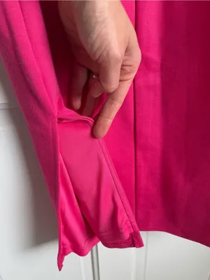Lulus Hot Pink‎ Bodycon Midi Dress Sleeveless Side Slit Medium thumbnail 4