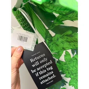 NEW Tuckernuck Hyacinth House Green Dandelion Floral Giselle Dress Size XS thumbnail 6