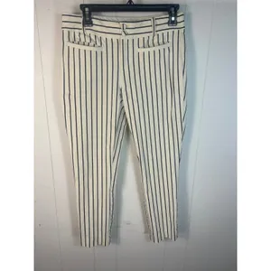 Anthropologie “The Essential Slim” Striped Pants – Size 6 thumbnail 3