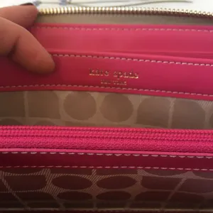 Kate Spade New York Gold Zipper Wallet thumbnail 5