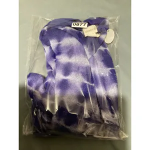 Chico's Purple Tie Dye 100% Linen Open Front Cardigan Sweater Size 1 M thumbnail 9