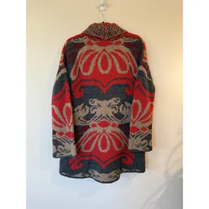 Free People Winters Day Bliss Boucle Blanket Sweater Cardigan Women S Oversized thumbnail 2