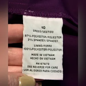 Plum Purple J. Taylor Formal Dress size 10 NWT thumbnail 8