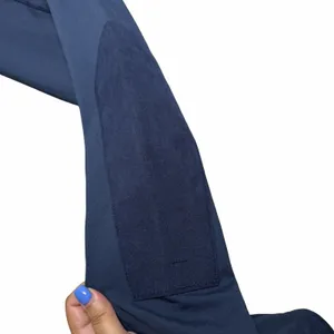Kerrits Flow Rise Riding Tights Women L Navy Knee Patch Equestrian NWT 50200 thumbnail 7