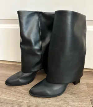 Marc Fisher Foldover Mid Calf Boot NWT Size 8 thumbnail 1