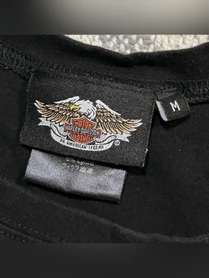 Harley Davidson Black 105th Anniversary Shirt Medium thumbnail 5