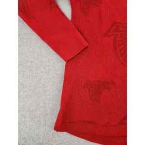 Womens Red‎ Atlanta Falcons Football Tunic Raglan Pullover Sweater Size MEDIUM thumbnail 3