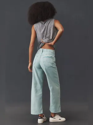 MOTHER The Dodger Ankle High Rise Straight Leg Jeans Just‎ a Dab Womens Size 28 thumbnail 3