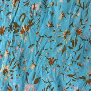 Hello Molly Teal Floral Side Slit Midi Dress US Size 6 thumbnail 7
