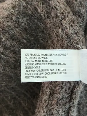 Universal Threads Brown Fuzzy Open Front Cardigan Size Large NWT thumbnail 8