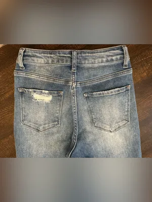 Vervet High Rise Straight Medium Wash Distressed Jeans Women’s Size 24 thumbnail 10