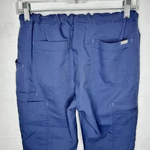 Figs Navy Blue Scrub Bottoms Straight Legs Women's Size XS (26x29) thumbnail 6
