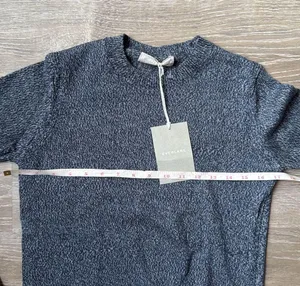 NEW Everlane Soft Cotton Crew Sweater Blue Size XS thumbnail 10