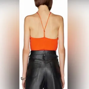 Frame Knotted stretch-jersey bodysuit thumbnail 2