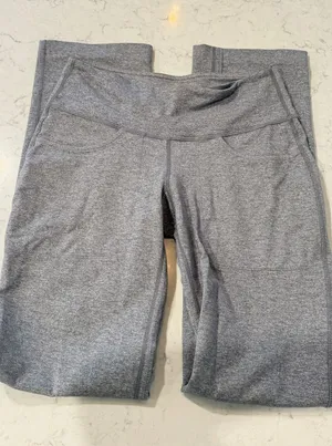 Lululemon Wide-Leg Yoga Grey Pants thumbnail 1