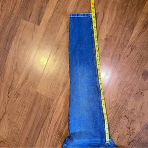 RE/DONE 90’s High Rise Ankle Crop Denim Jeans Button Fly size 28‎ thumbnail 6