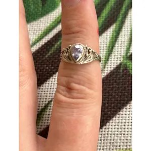 Ring band 925 sterling silver size 4 lot d97 thumbnail 2