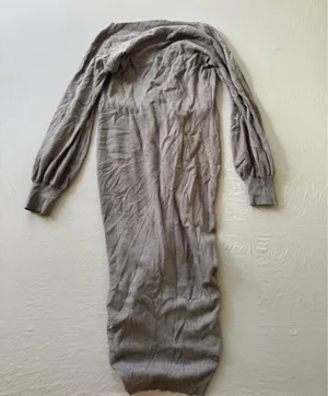 Grade & Gather Shirred Sweater Midi Dress thumbnail 7