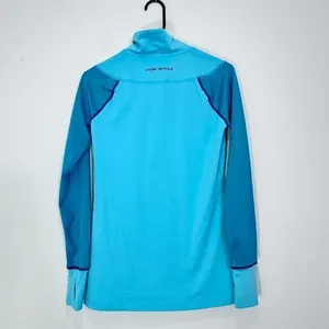 Under‎ Armour Coldgear Top Womens Small Mock Neck Long Sleeves Colorblock Active thumbnail 2