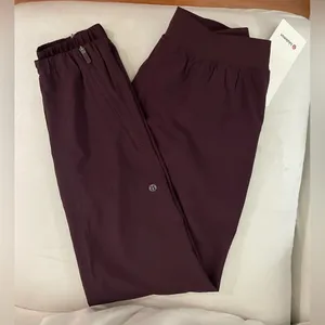 Lululemon NWT Adapted State Perforated High Rise Joggers Goodnight Plum Size 4 thumbnail 13