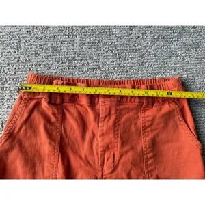 Lepunuo Women Burnt Orange Cargo Pants Straight Leg Stretch Cotton‎ Size S thumbnail 7