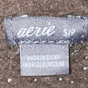 Aerie Oversized Turtleneck‎ Sweater Small Cozy Neutral Knit Pullover thumbnail 5