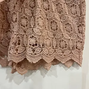 Torrid Pink Lace Shorts Tie Front Cottage Size 1X Plus thumbnail 4