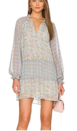 Show Me Your Mumu Birdie Mini Dress in Primrose Print size Small thumbnail 1