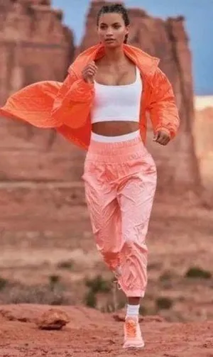Free people movement the way home jogger hot watermelon orange thumbnail 1