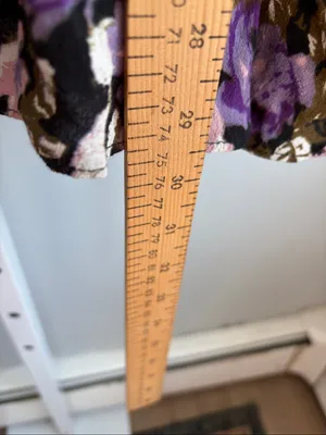 Kimchi Blue Purple Floral Babydoll Mini Dress xs thumbnail 3