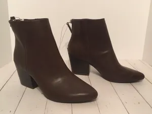 Women’s Ankle Boots, Size 9 Brown thumbnail 1