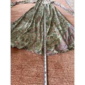 Earthbound Trading Co. Women’s Summer Maxi Tie Open Back Dress Size S thumbnail 7