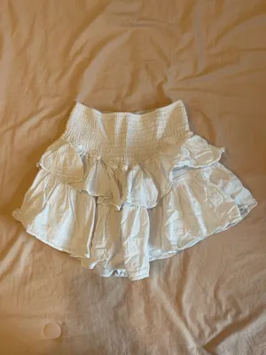 white frilly skirt thumbnail 3