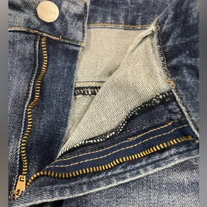 Risen Amelia Blue Denim Mini Skirt Frayed Hem Size 2x thumbnail 7