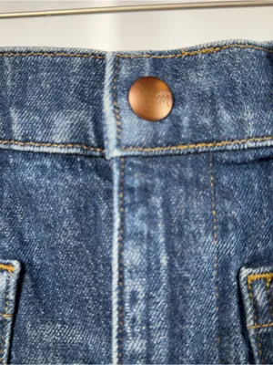 Madewell The Denim Emmett Short: Patch Pocket Edition in Blue Size‎ 26 thumbnail 6