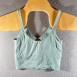 977 | Lululemon Align Nulu Light Support Cropped Tank Top Green Womens‎ 4 thumbnail 2