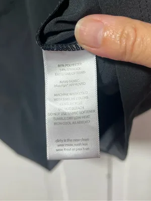 Toad & Co Liv Black Activewear Dress with cinched waist and pockets size m thumbnail 4
