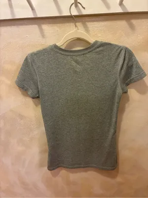 Nike Women's Grey Dri-FIT Short Sleeve Tee Size Small thumbnail 6