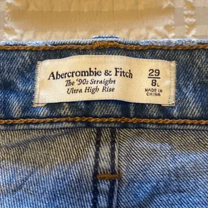 Abercrombie & Fitch A&F Jeans 8 29 Long 90’s Straight Ultra High Rise thumbnail 5