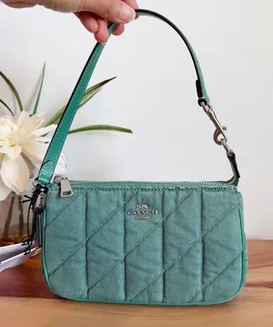 Coach NWT Nolita 19 Quilted‎ Denim bag thumbnail 1